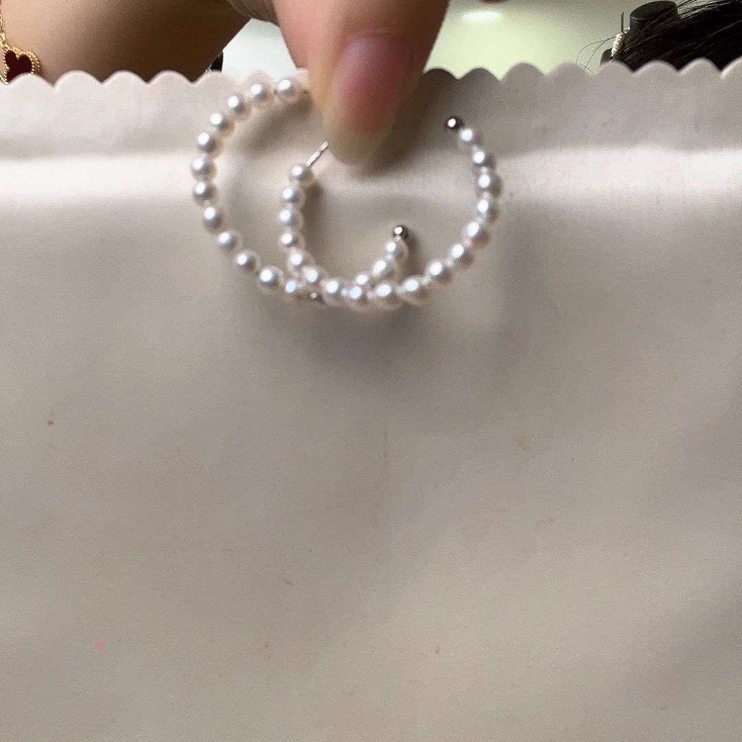 耳饰淡水珍珠未镶嵌