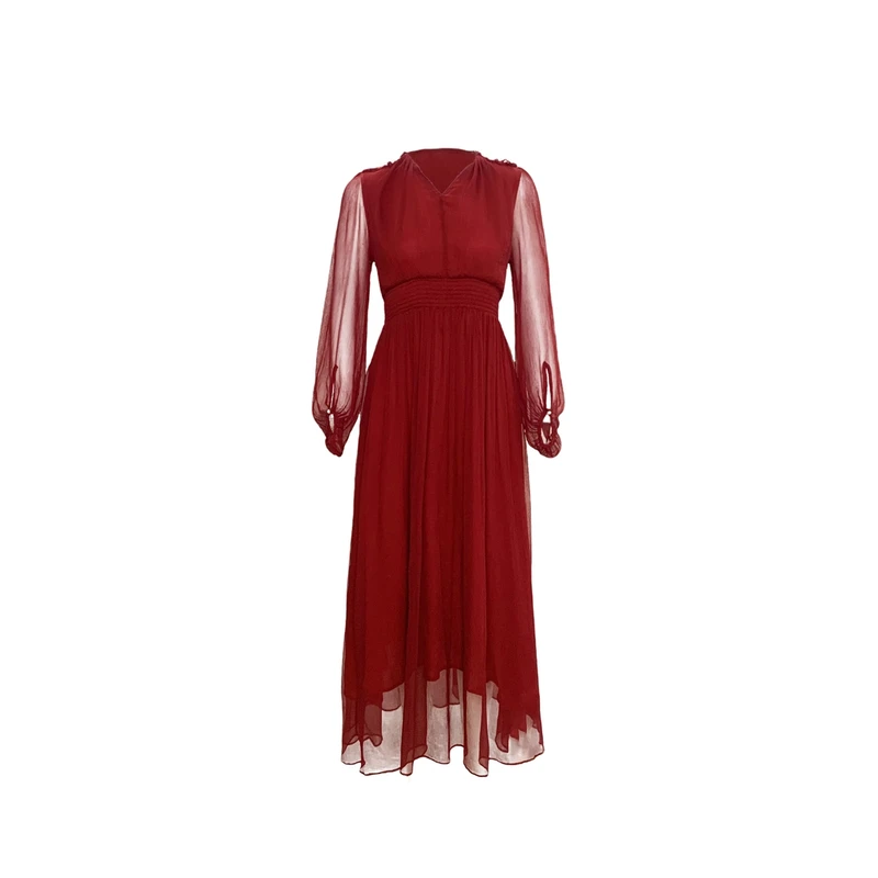 【2025】重磅100桑蚕丝连衣裙HF25-1027