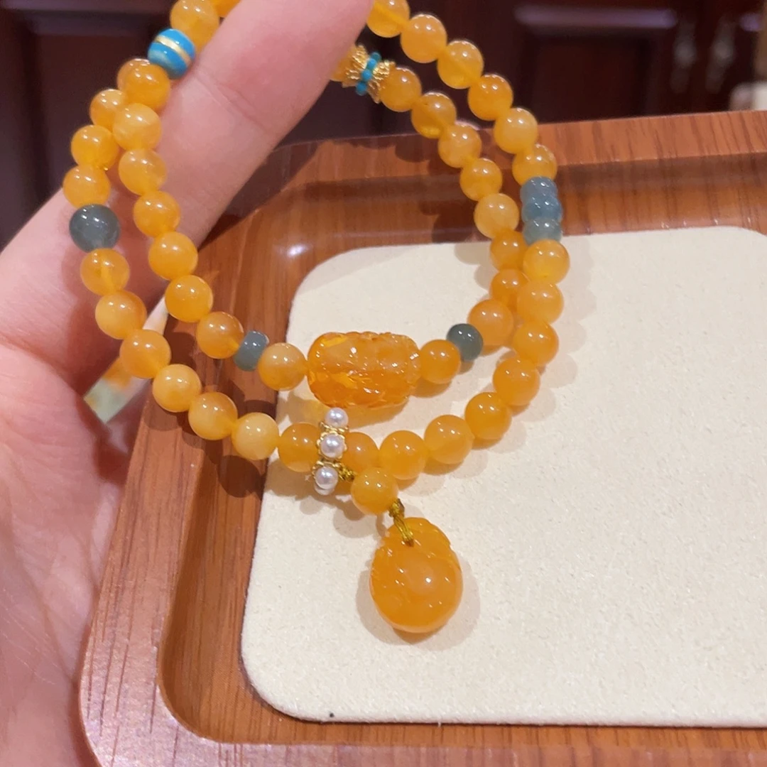 手链蜜蜡未镶嵌手串