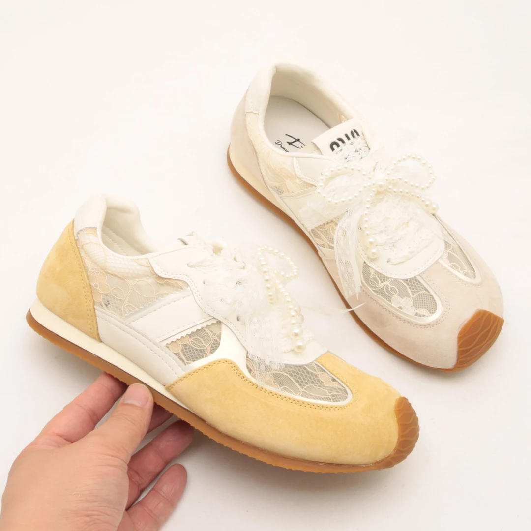 6431夏季新款透网真皮低跟阿甘鞋网面透气时尚休闲鞋百搭平底女鞋