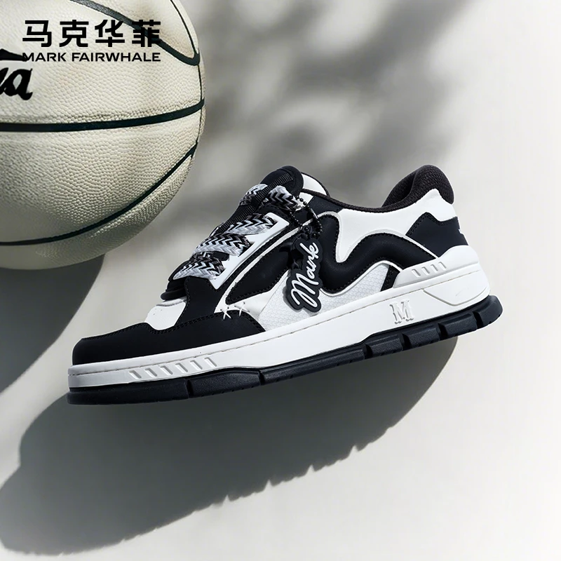 马克华菲板鞋男款时尚蛇年限定增高男鞋春季2025新款运动休闲板鞋