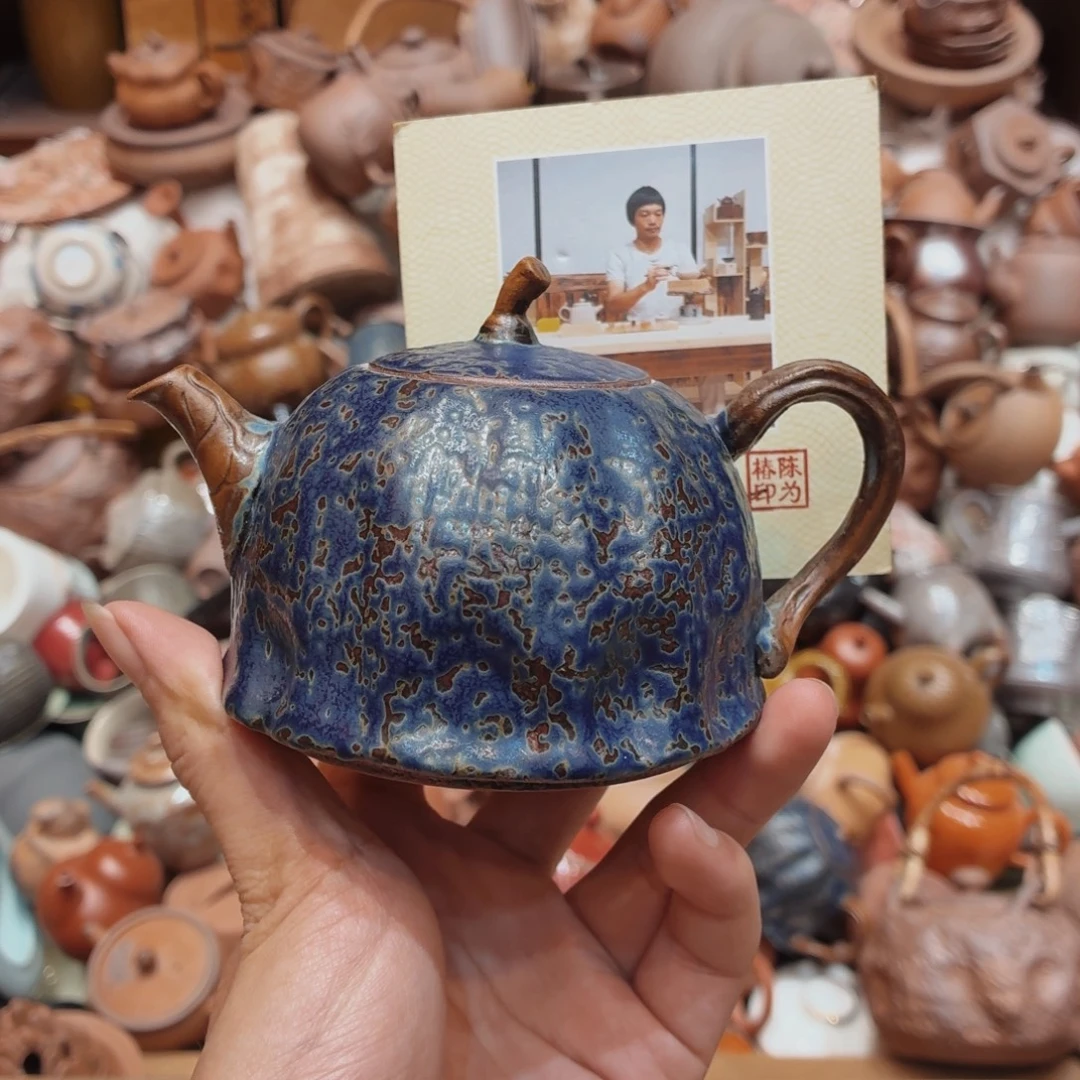 柴烧老岩泥高温茶器皿