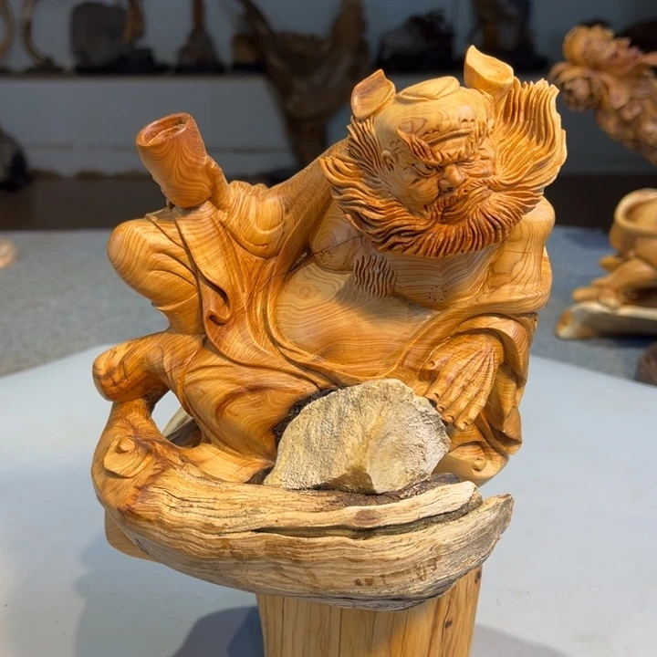柏木（崖柏）根雕工艺摆件