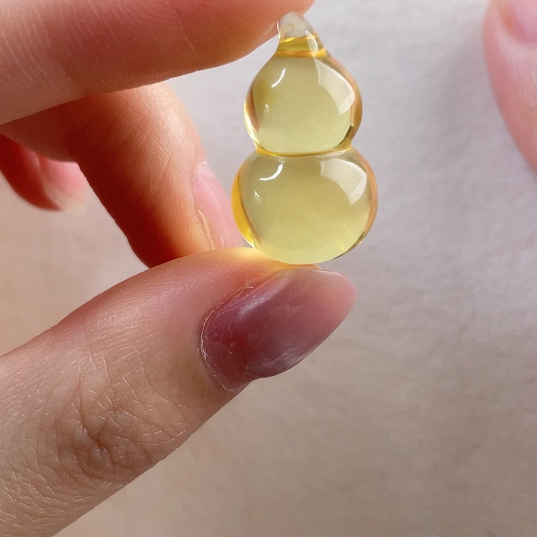 琥珀未镶嵌裸石琥珀葫芦