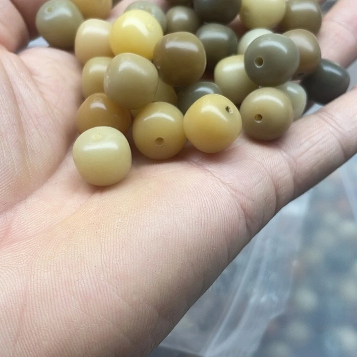 吊坠白玉菩提13榨菜桶100颗