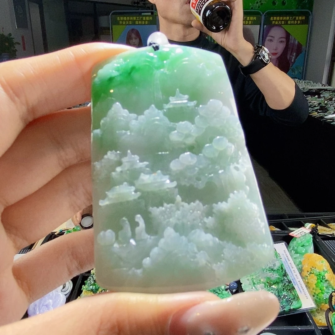 颈饰未镶嵌翡翠翡翠