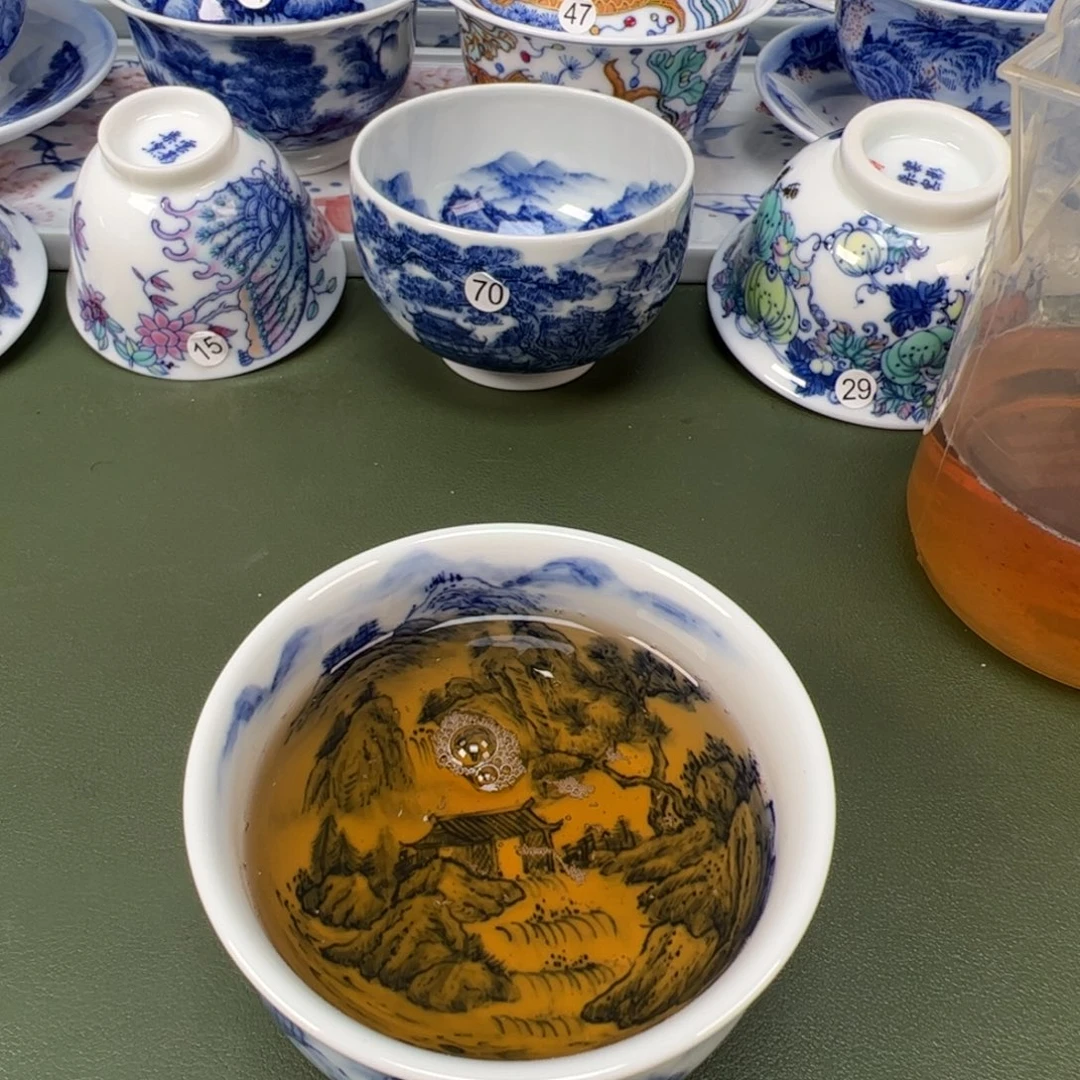 陶瓷景德镇纯手工纯手绘茶具木木4