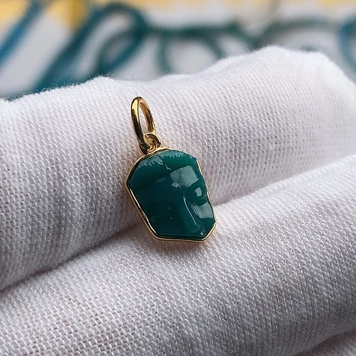 绿松石18K金镶嵌绿松石配饰