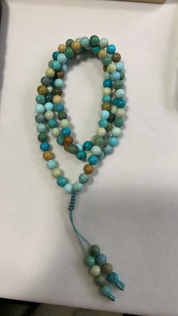 天然原矿绿松石多圈