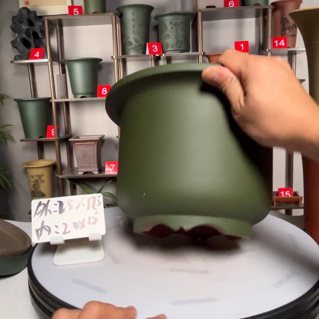 紫砂花盆紫砂花盆