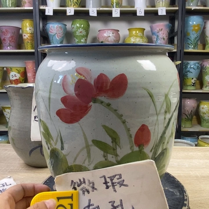 景德镇高温陶瓷花盆
