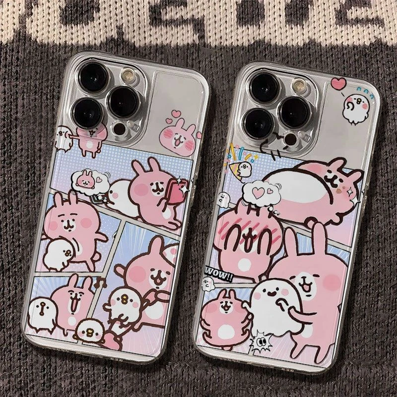 卡娜赫拉兔子太空手机壳适用于苹果16透明iphone14保护壳1512pro