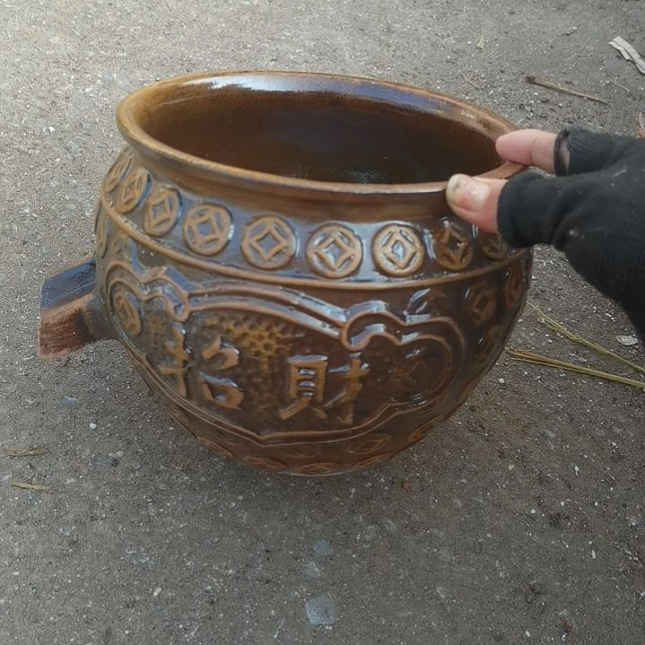 红陶20/17微瑕无孔水培