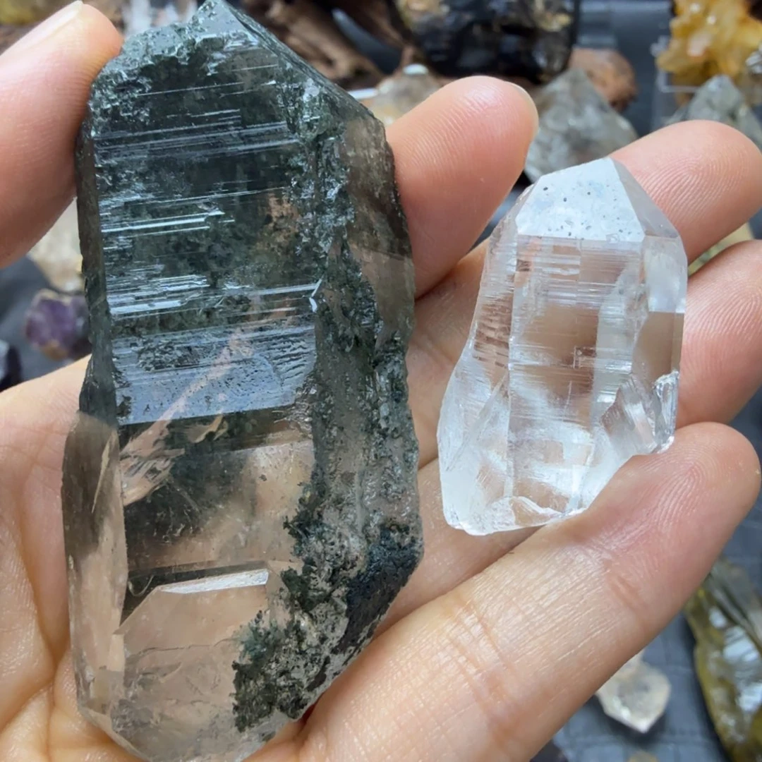 炉***子石材印度喜马拉雅山脉水晶幽灵