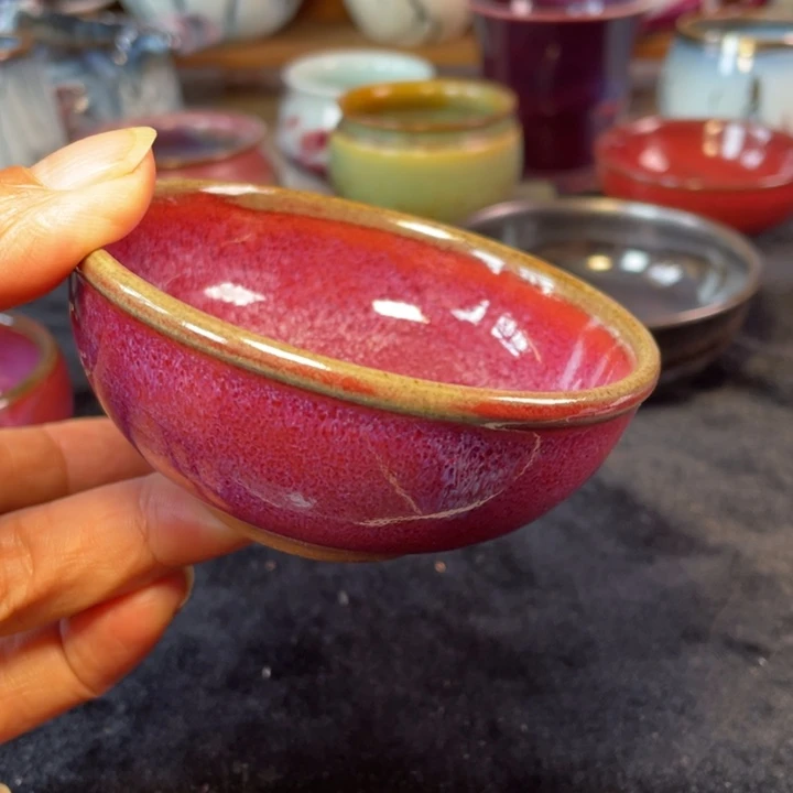 摆件传统煤烧手工杯