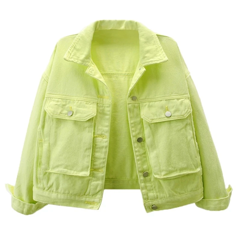 主播推荐~151-200新款外套网红复古宽松机车休闲款春秋牛仔外套