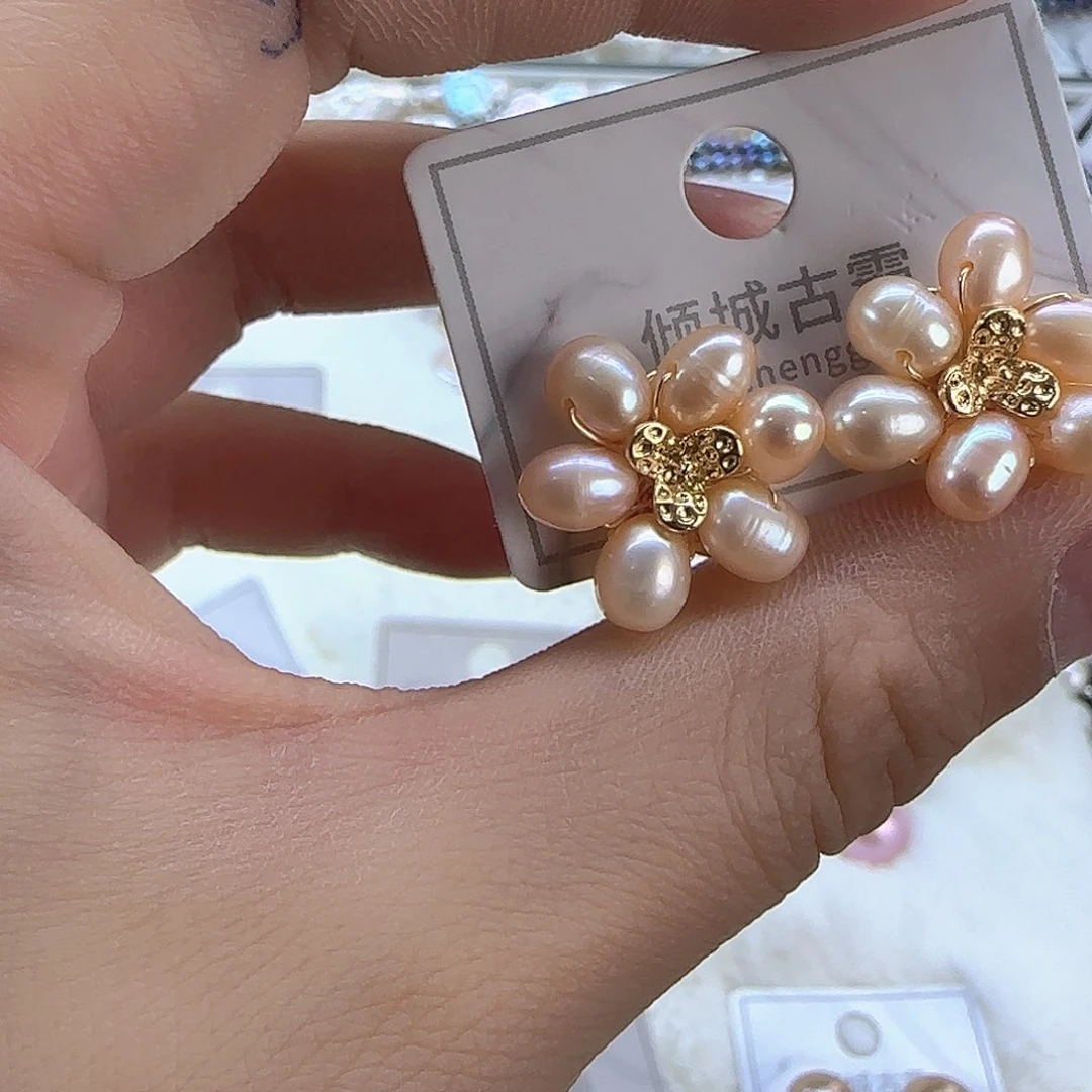 银S925镶嵌项链定制多样性发货发其一439淡水珍珠