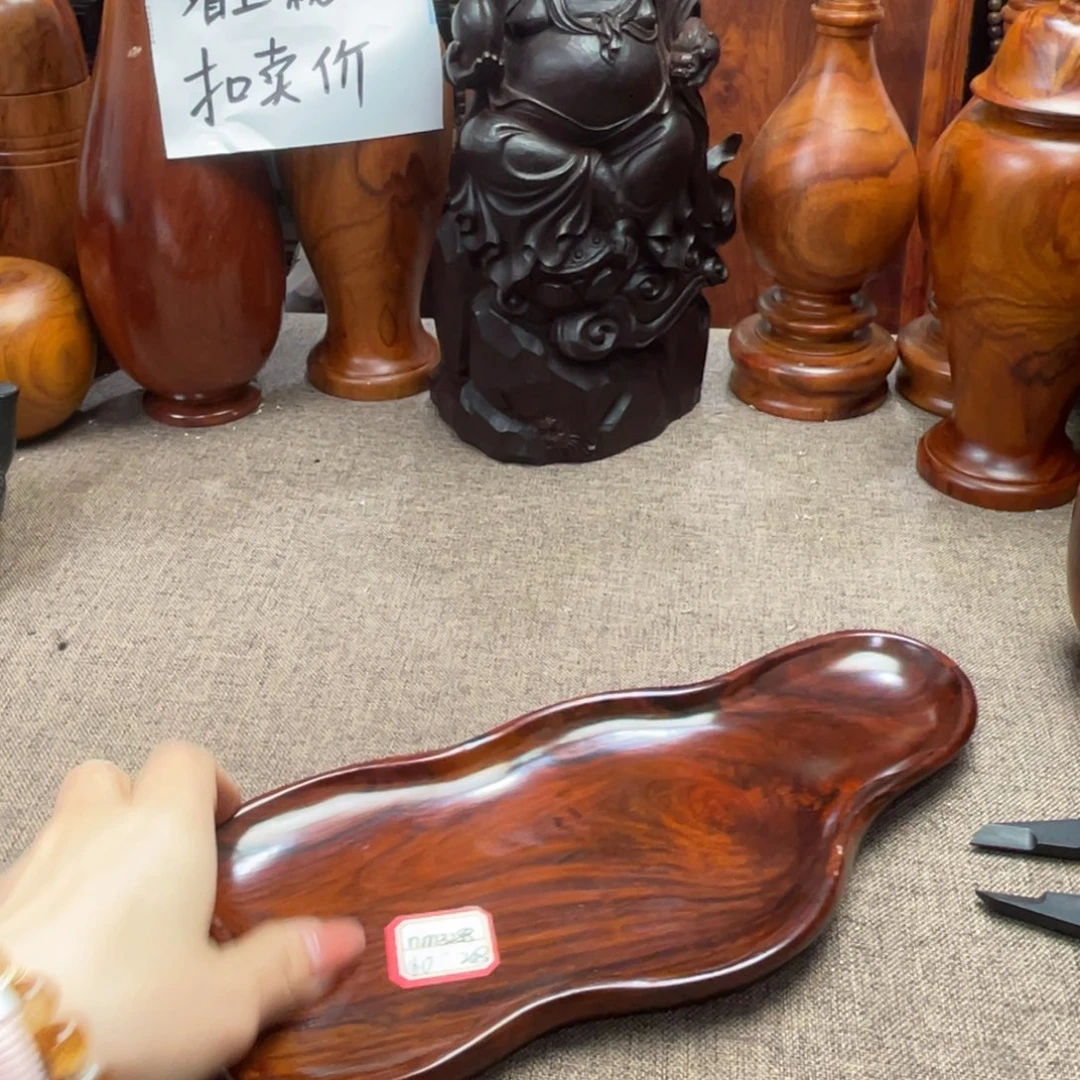 交趾黄檀(大红酸枝)果盘