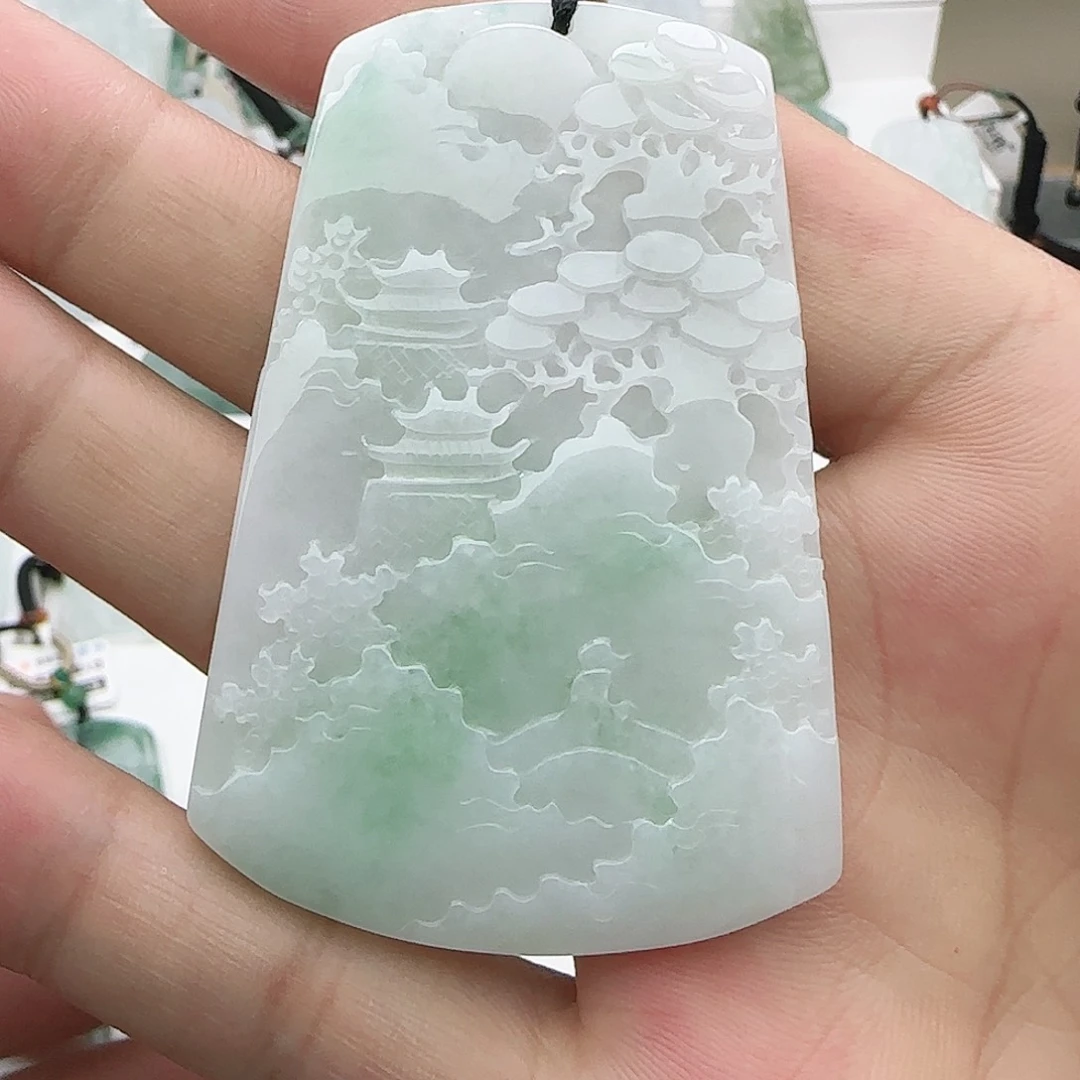 翡翠未镶嵌颈饰翡翠