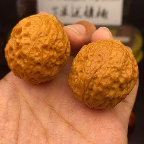 文玩核桃把件38尺蛇皮元宝