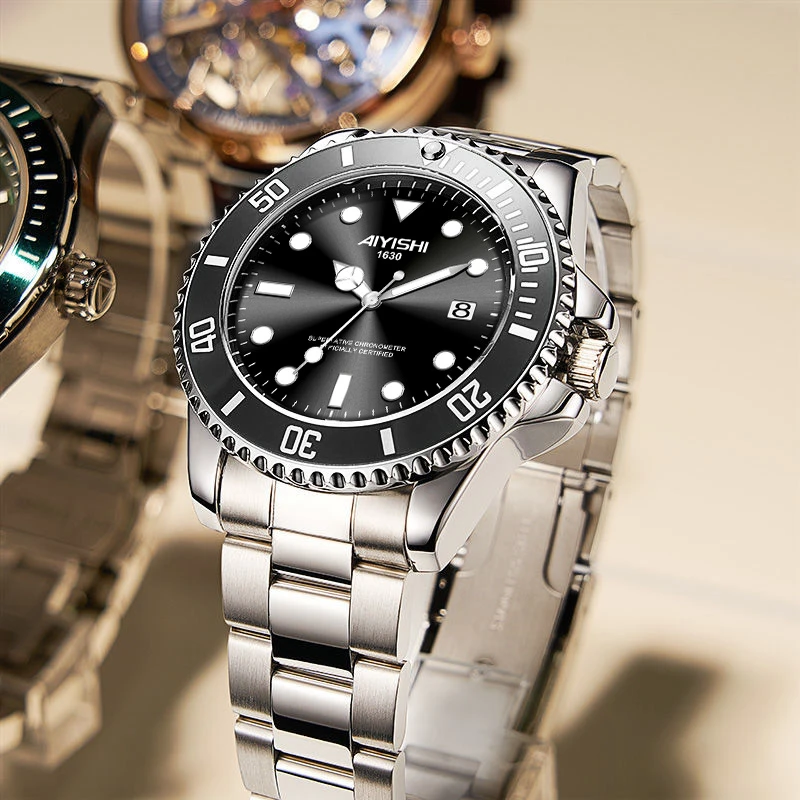 AIYISHI/爱依士高档时尚黑水鬼腕表