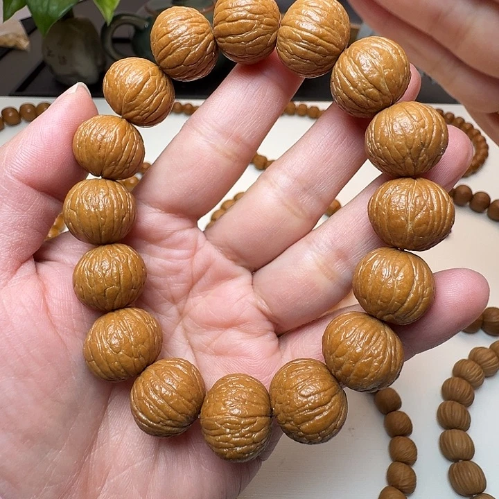 核桃手串/手链凤羽