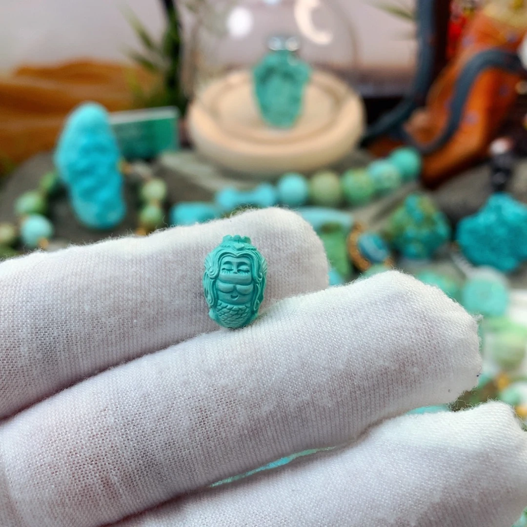 绿松石未镶嵌珠宝半成品