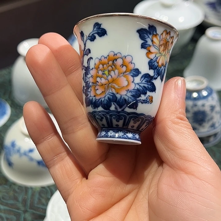 木**月钟家窑孤品十二花神杯