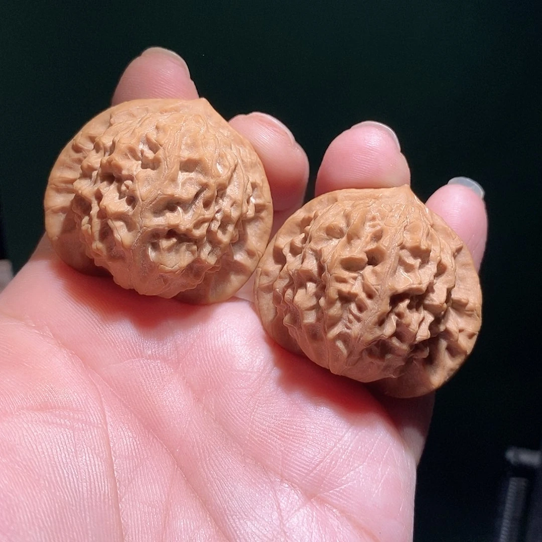 文玩核桃把件42瓷娃娃全品