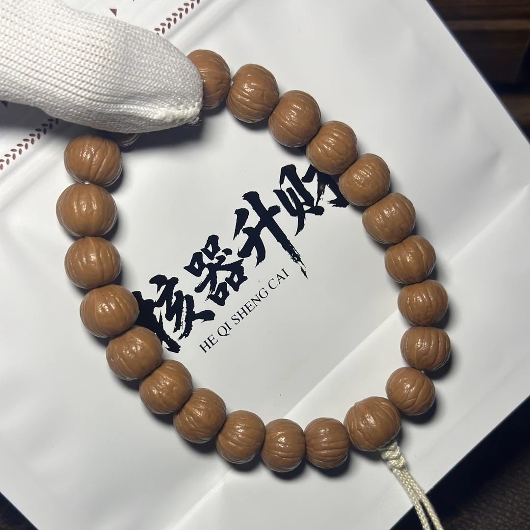 【核器升财】原皮原色南瓜核桃猴头精卡同尺正宗手串男款女士