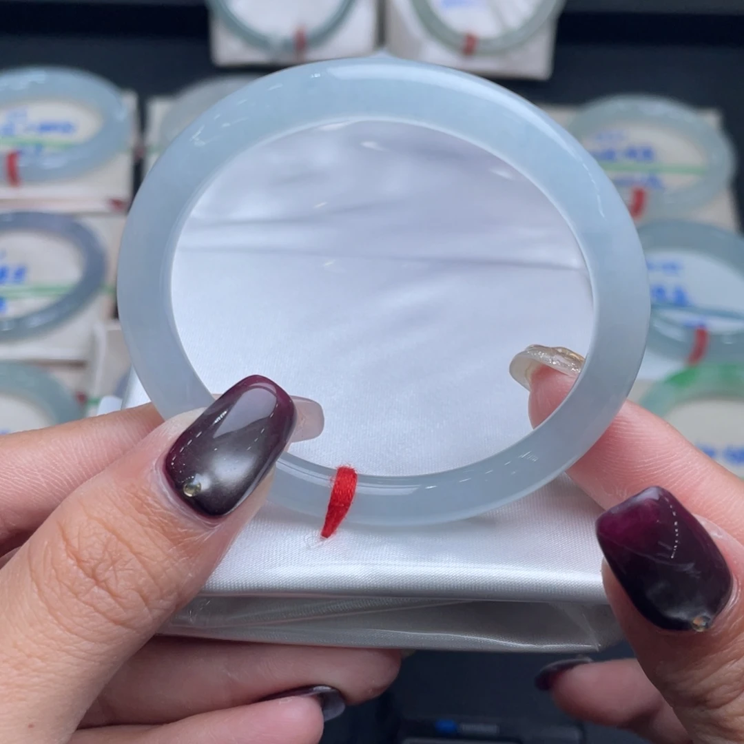 翡翠未镶嵌手镯31号