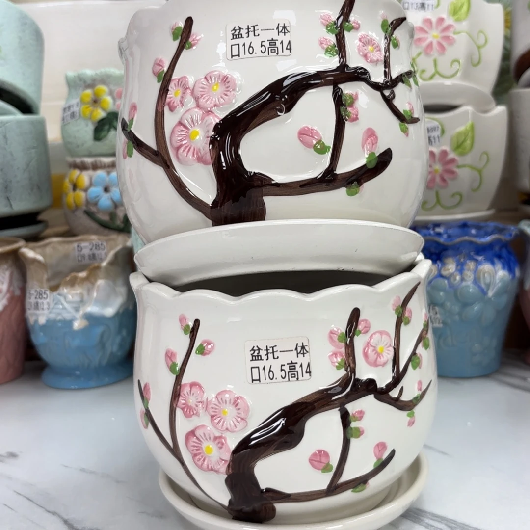 @夏西陶瓷花盆@@5758289