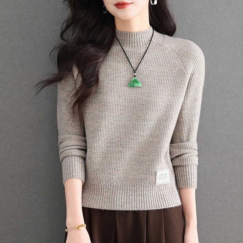 小个子毛衣短款长袖针织百搭休闲时尚打底衫
