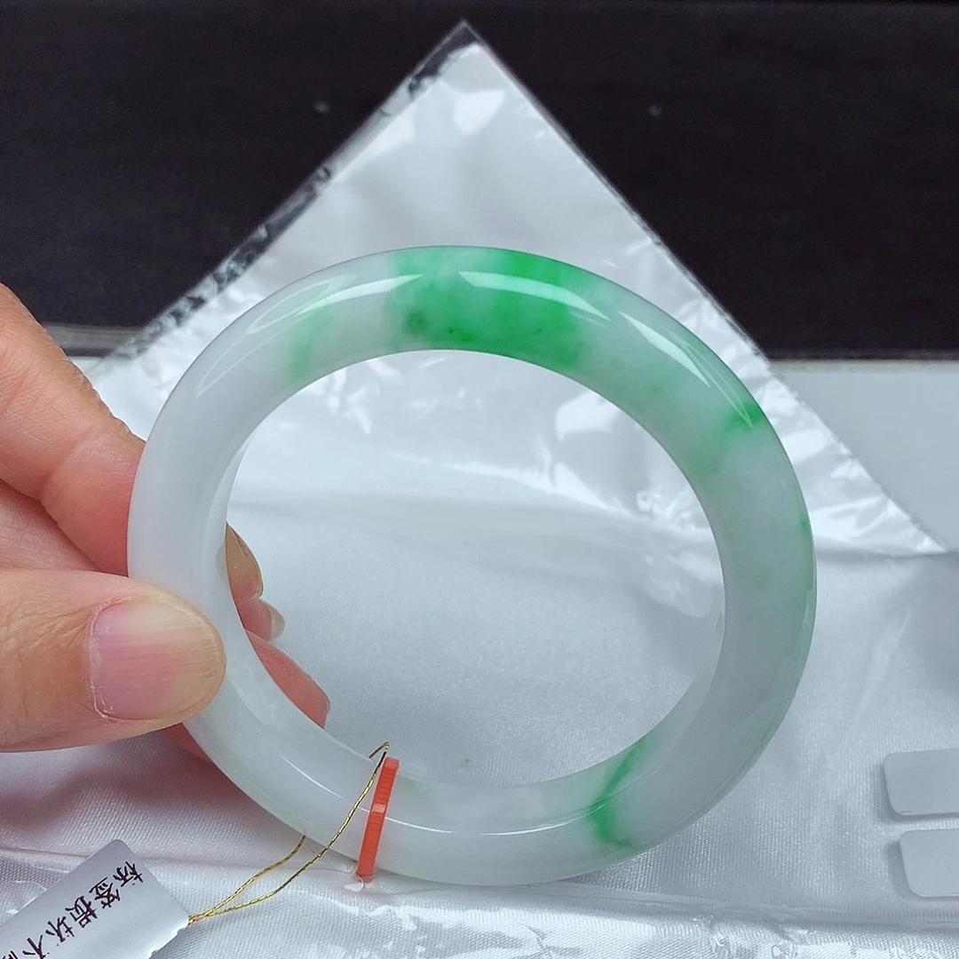 未镶嵌手镯翡翠57圈4961