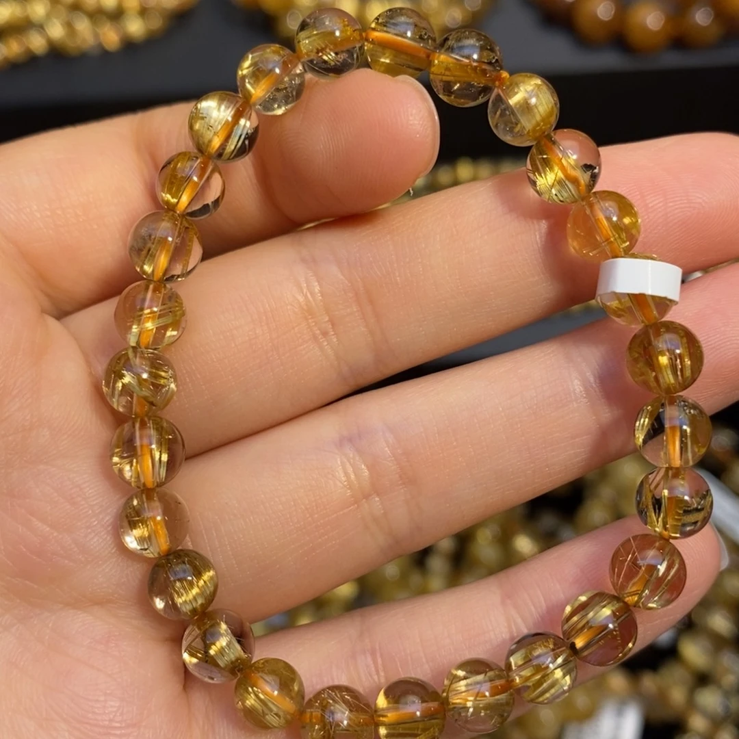 水晶珠宝半成品未镶嵌钛晶