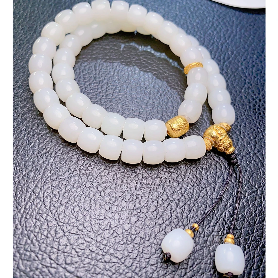 和田玉手串MBZ1206-1