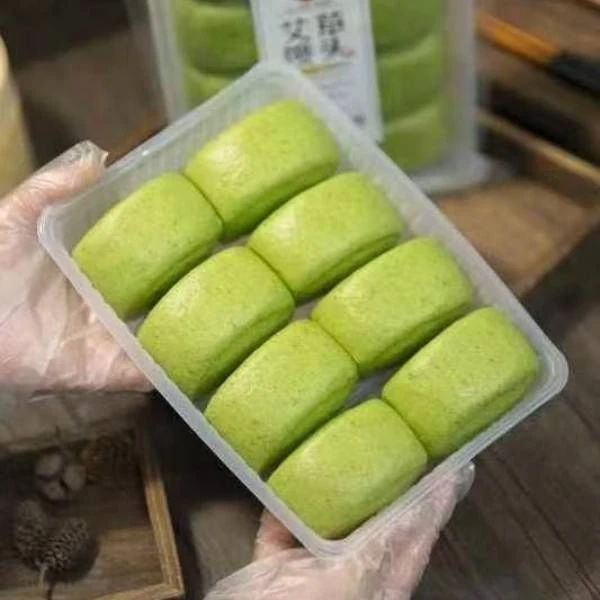 艾草馒头2包共16个