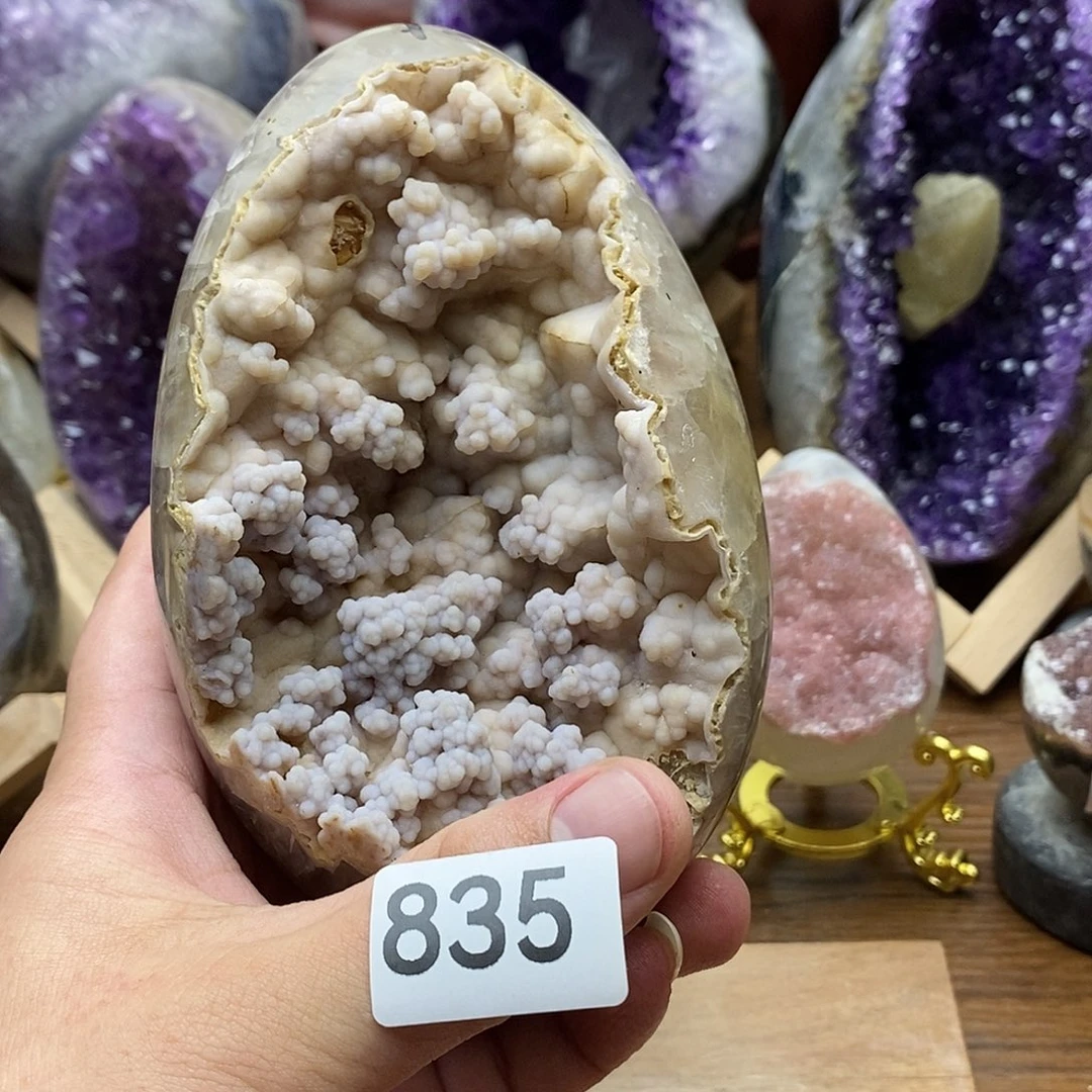 紫晶摆件未镶嵌奇石软糖龙蛋全抛