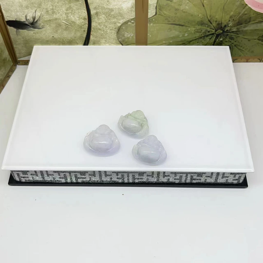 天然缅甸a货翡翠紫佛公吊坠 F763—多样性发一件