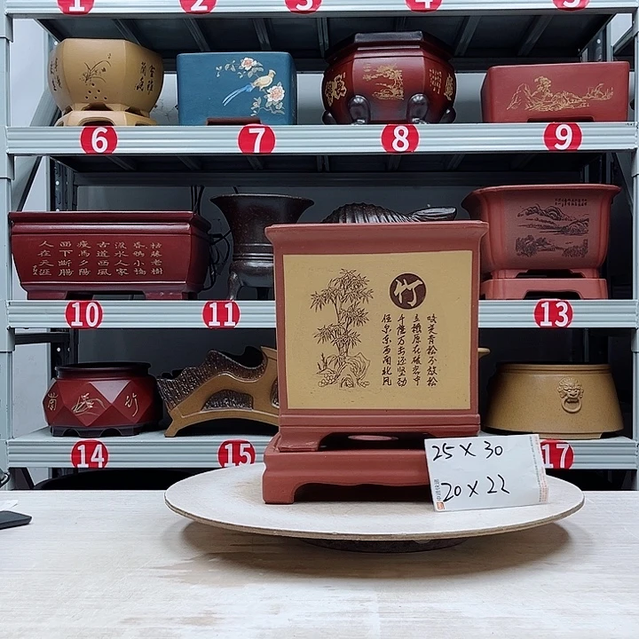 紫砂花盆紫砂花盆