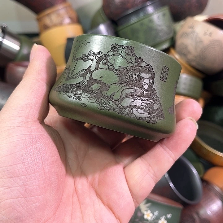 茶杯紫砂全手工紫砂主人杯