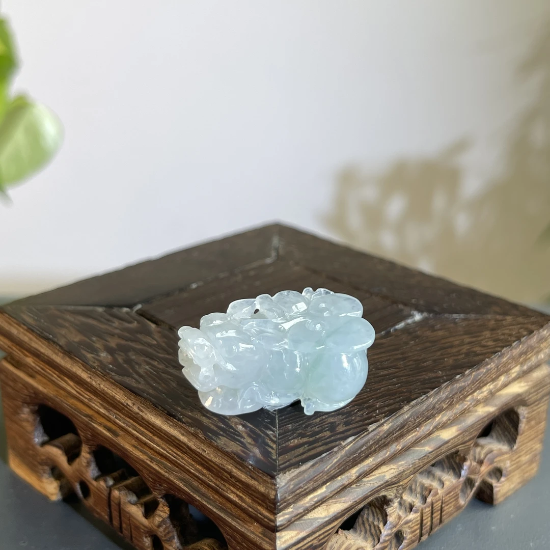 JTA05-21  天然缅甸A货翡翠  貔貅