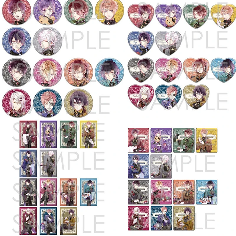 【魔鬼恋人】吸爱执事圆吧唧徽章心吧唧麻将