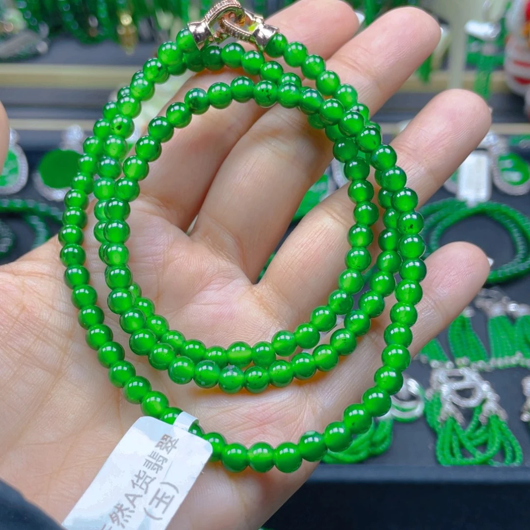 颈饰未镶嵌翡翠项链5