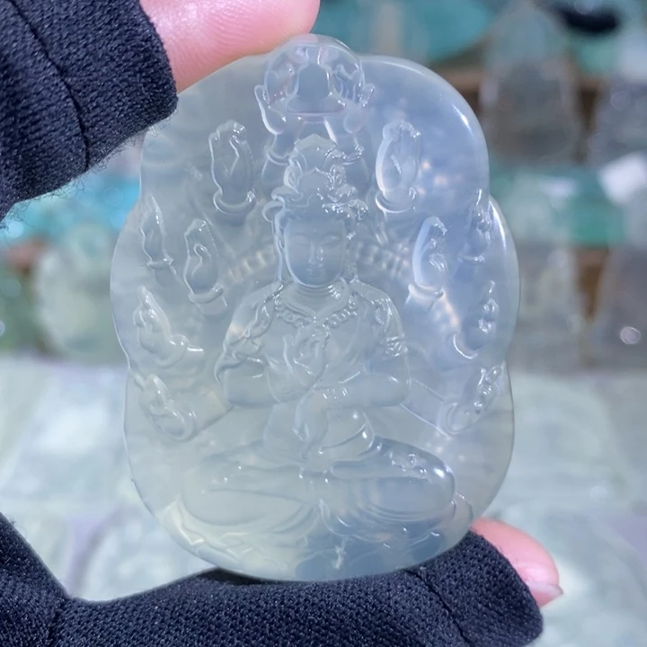 岫玉吊坠未镶嵌吊坠