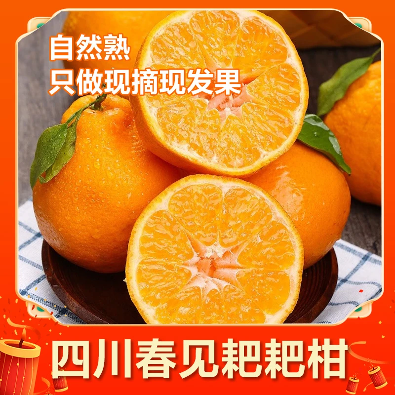 【DW专属】四川正宗春见耙耙柑皮薄多汁化渣新鲜当季水果果园直发