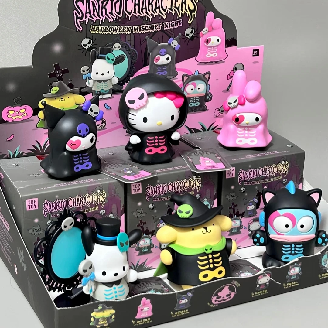 正版TOPTOY三丽鸥万圣节盲盒捣蛋夜系列盲盒手办潮玩周边摆件礼物