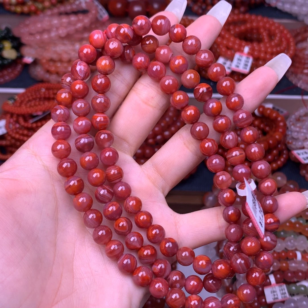 未镶嵌手链南红玛瑙21号卡7.9