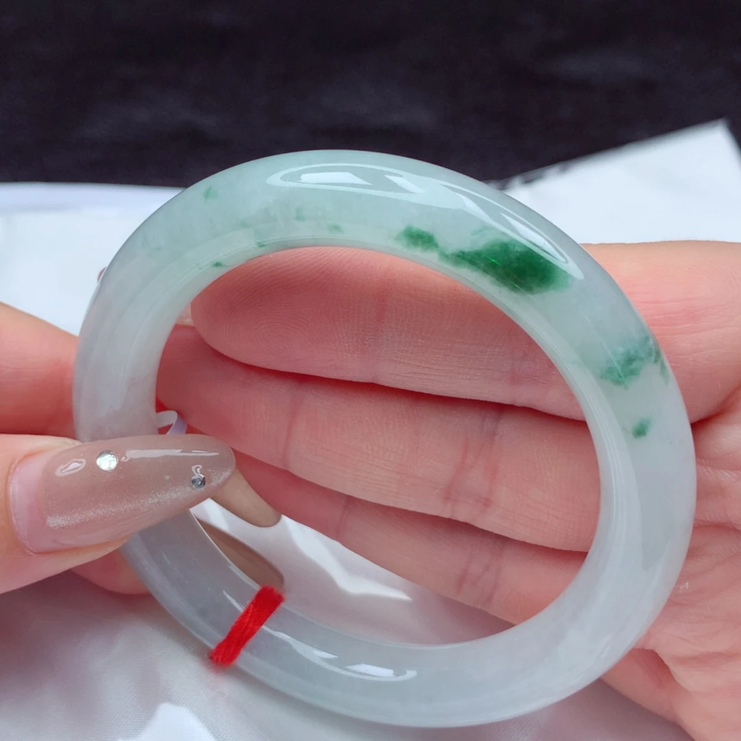 翡翠未镶嵌手镯手镯55