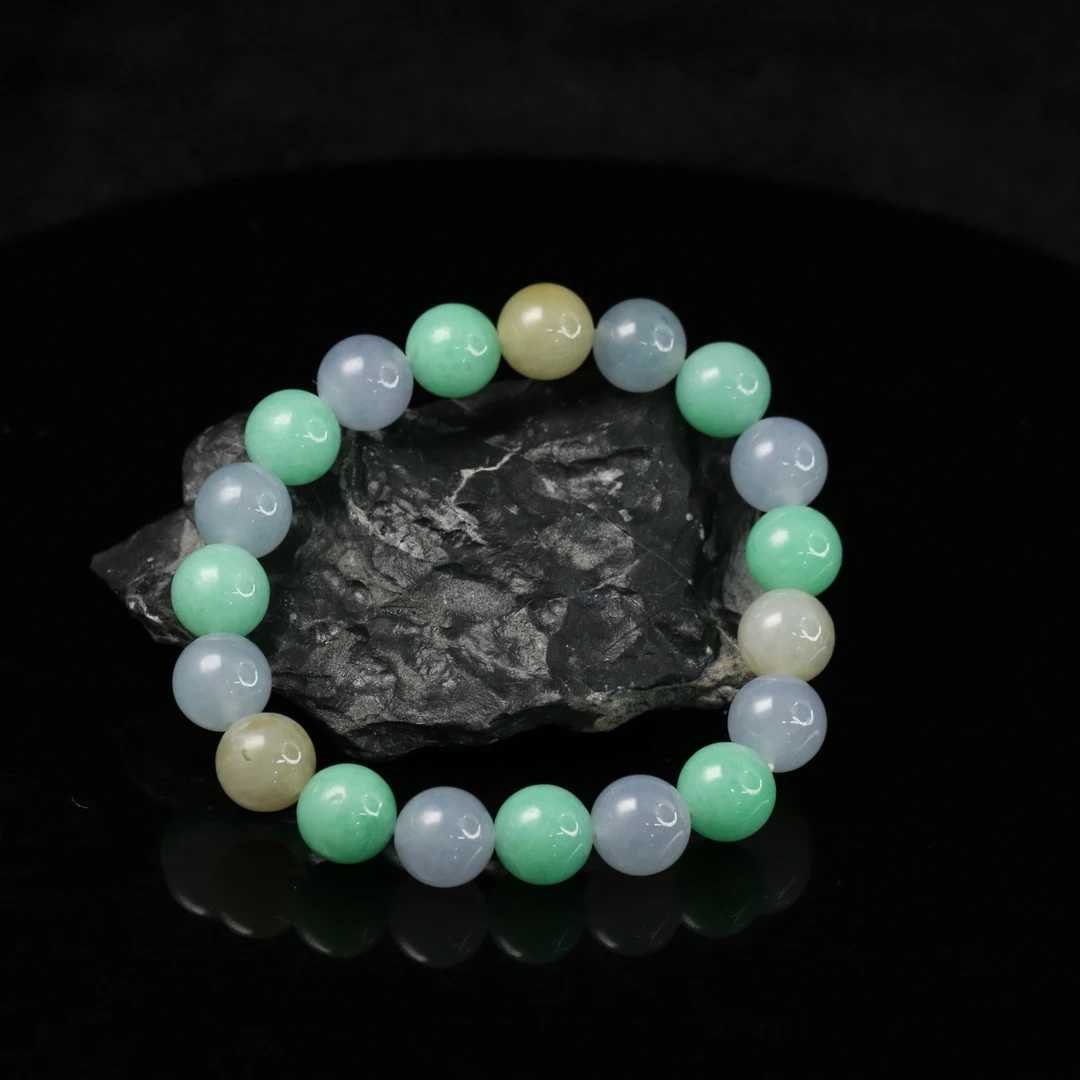 20天然缅甸翡翠A货多宝手串/100168/上海嘉禾拍卖